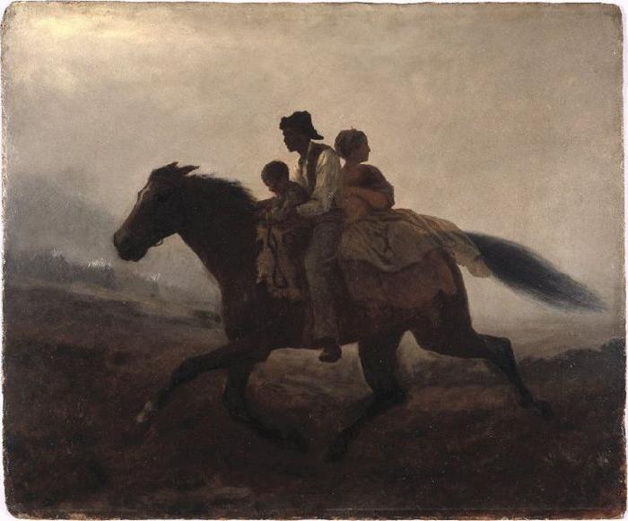 Eastman Johnson Fugitive Slaves oil painting picture